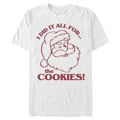 Get into the spirit this year with these hilarious holiday tees! Get them for all your friends and family for pictures, holiday parties, and more! Featuring funny cats, dogs, aliens, and of course Santa Claus himself, these new Christmas tees will make anyone want to celebrate! Grab yours today and let the festivities begin! Size: 2xl. Color: white. Gender: male. Age Group: adult. Material: Cotton.