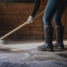 Lacrosse Women's Alpha Thermal 14" Soft Toe Waterproof Work Boot - Black/Tan - 644108On Sale Now! This Item Ships FREE! Whether they're for work or play, one thing is for certain: the Alpha Thermal keeps feet warm with 7mm of insulating neoprene and an extra plush fleece lining. Built for comfort and durability, these boots plow through snow, sleet, slush, ice and whatever else is in your wintery path. So, when the mercury drops and the snow piles up, Jack Frost can nip all he wants at your nose Boots For Women Outfits, Slush Ice, Ariat Western Boots, Womens Lacrosse, Winter Work, Hunting Boots, Muck Boots, Western Boots Women, The Alpha