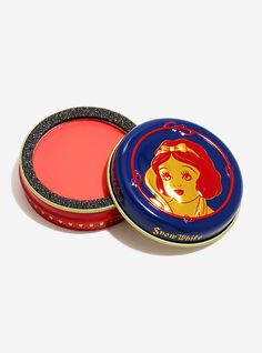 Besame Cosmetics Disney Snow White And The Seven Dwarfs With A Smile And A Song Cream Rouge, Snow White Makeup, White Eye Makeup, Classic Red Lipstick, Besame Cosmetics, Pop Culture Gifts, Creative Money Gifts, Musical Composition, Disney Snow White, Wonder Woman Logo