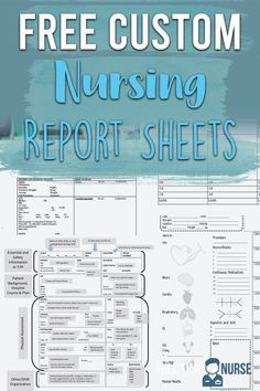 free custom nursing report sheets Report Sheets For Nurses, Telemetry Nursing, Nurse Job, Postpartum Nursing, Clinical Nurse, Med Surg Nursing, Nurse Study Notes