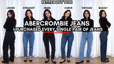 I Purchased EVERY SINGLE PAIR Of Abercrombie Jeans!! Petite Denim Review Jeans Petite, Abercrombie Jeans, Follow Me On Instagram, Follow Me, Shop My, On Instagram, Instagram