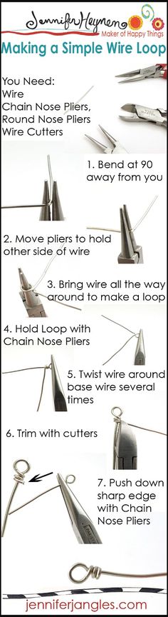 the instructions for making a simple wire cutters are shown in this article, which shows how