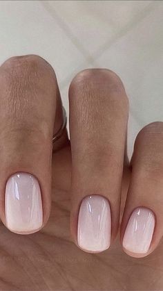 Bridesmaids Nails, Milky Nails, Casual Nails, Makijaż Smokey Eye, Neutral Nails, Girls Nails, Classy Nails