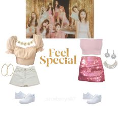 Inspired by Twice Twice Inspired Outfits The Feels, Feel Special Twice Outfits Inspired, Feel Special Twice Outfits, Twice Outfits Inspired, Twice Inspired Outfits, Kpop Clothes, Concert Outfits, Feel Special