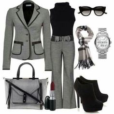 Grey Pants, Office Outfits