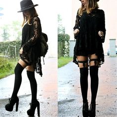 Pastel Witch Aesthetic Outfit, Zara Hats, Strega Fashion, Look Grunge, Goth Outfit