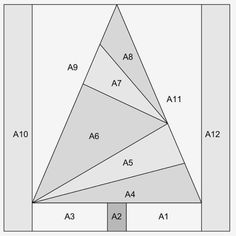 the three sides of a triangle are shown with numbers on each side, and one side has