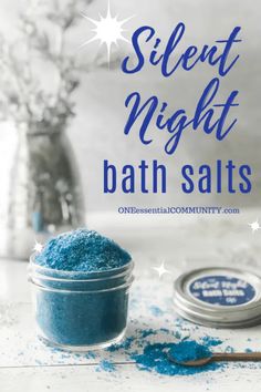 Bath Salts Diy Recipes, Joululahjat Diy, Easy Homemade Christmas Gifts, Bath Salts Recipe, Bath Salts Diy, Frankincense And Myrrh, Homemade Essential Oil, Sugar Scrub Homemade, Bath Recipes