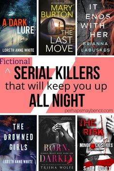 the cover for serial killers that will keep you up all night, with text overlay