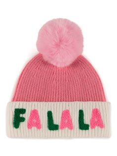 Shiraleah "Fa La La" Beanie, Pink Wedding Wall Decorations, Cocktail Book, Keepsake Books, Green And Pink, Deck The Halls, Frame Decor