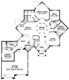 this is the floor plan for these house plans