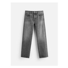 Straight fit jeans made of cotton denim. Five pockets. Cut at ankle. Washed effect. Front button closure. Made in Italy. Jean Straight, Cargo Shirts, Jeans Cargo, Waistcoat Dress, Zara Jeans, Trench Jacket, Blazer Vest, Straight Fit Jeans, Sweaters And Jeans