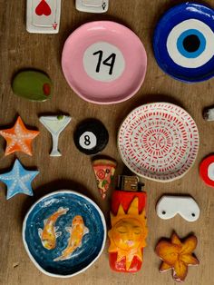 Anniversaire Diy, Clay Magnets, Diy Air Dry Clay, Air Dry Clay Projects, Clay Diy Projects, Clay Crafts Air Dry, Keramik Design, Pottery Crafts, Diy Pottery