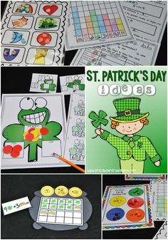 st patrick's day activities and printables for kids to play in the classroom