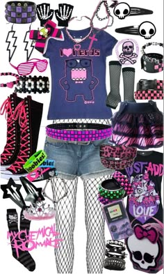 2010 Scene Aesthetic, Scene Outfits Summer, Sence Kid Outfits, Scean Girls Outfits, Scenmo Outfits, Scene Kid Outfits 2000s, Sence Kid Emo, Scene Summer Outfits, Scene Clothes 2000s