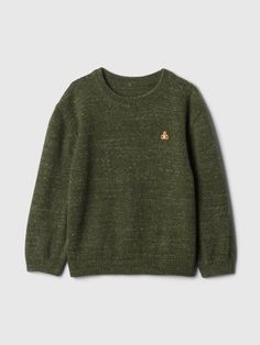 babyGap Relaxed Crewneck Sweater | Gap Tree Sweater, Toddler Sweater, Photo Outfit, Work Life, Baby Gap, The Gap, Cotton Sweater, Crewneck Sweater, Recycled Materials