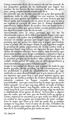 the back cover of an article in spanish, with words written on it and two pictures of