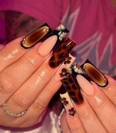 Concert Nails, Nail Nail, Floral Nails, Winter Nails, How To Do Nails, Stylish Nails, Nails Inspiration