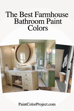 the best farmhouse house bathroom paint colors