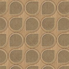 a wooden wall with many circles and lines on it's sides, all in different sizes