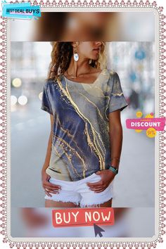 Women's T Shirt Tee Yellow Graphic Geometric Print Short Sleeve Casual Weekend Basic V Neck Regular Abstract Painting S Trendy Gold V-neck Top, Trendy Gold Tops With Graphic Print, Gold Short Sleeve Top For Summer, Trendy Gold Summer Tops, Trendy Gold Tops For Summer, Gold Casual Short Sleeve Top, Casual Gold Short Sleeve Top, Casual Gold V-neck Blouse, Gold V-neck Casual Blouse