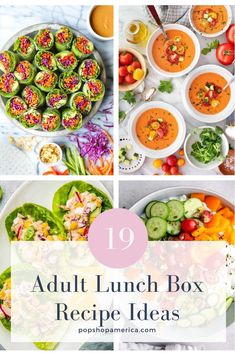 the top ten lunch box recipe ideas for adults and children to enjoy in their own home