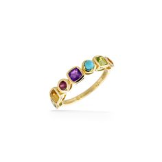 773073 - 14K Yellow Gold - Effy Multicolor Gemstone Bezel Ring Bezel Ring, Fine Jewels, London Blue Topaz, London Blue, Blue Topaz, Citrine, My Jewellery, Topaz, Amethyst