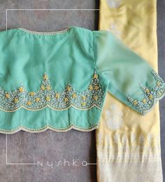 Embroidered Blouses, Cutwork Blouse Designs, New Blouse Designs, Maggam Works