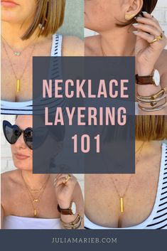 HOW TO LAYER NECKLACE @julia.marie.b Mejuri Necklace Layering, How To Wear Two Necklaces Together, Stacking Necklaces Gold, How To Layer Necklaces Without Tangling, Silver Layered Necklaces, Boho Necklace Layering, Layered Necklaces Gold, Accessories Layering