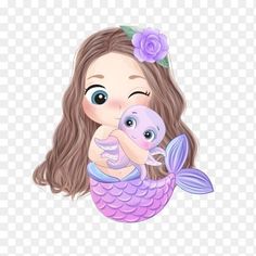 Mermaid Cartoon, Mermaid Birthday Party Decorations, Mermaid Theme Birthday Party, Mermaid Kids, Mermaid Cake Topper, Cute Disney Drawings, Avatar Cartoon, Mermaid Pictures, Mermaid Theme Birthday