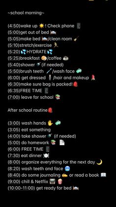 Morning Routine Waking Up At 5:30, Middle School Morning Routine 5am, School Morning Routine 5:30-7:30, School Routine 5 Am, Realistic Morning Routine For School, School Routine 5:30, After School Routine 2:30, Morning Routine School 5am, Realistic School Morning Routine