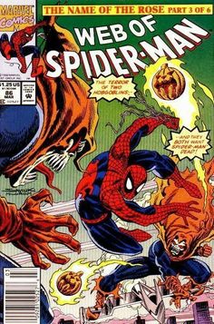 the amazing spider - man comic cover for web of spider - man