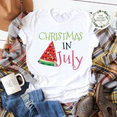 Watermelon Christmas in July shirt, Watermelon Christmas tree funny Summer vacation beach vibes shirt tank top, Family vacation 2024  Welcome to TheEcoArtGallery! I'm glad to welcome you! Your presence is well appreciated, and I'm delighted you are here. Please ask for any assistance. I hope to help you and make your visit meaningful. I have many brand shirts you are looking for. Here is the featured.  BELLA CANVAS SHIRT 100% Airlume combed and ringspun cotton (fiber content may vary for different colors) Light fabric (4.2 oz/yd² (142 g/m Retail fit Tear away label Runs true to size GILDAN SHIRT Medium fabric (5.3 oz/yd² (180 g/m Classic fit Runs true to size 100% cotton (fiber content may vary for different colors) Tear-away label RABBIT SKINS SHIRT Light fabric (4.5 oz/yd² (153 g/m Class Summer Holiday Graphic Print Tops, Graphic Print Summer Holiday Tops, Graphic Print Tops For Summer Holiday, Fun Holiday Top With Letter Print, Holiday Crew Neck Tops For Beach Season, Summer Beach Holiday Tops, Casual T-shirt For Beach Season Holiday, Crew Neck Tops For Beach Season Holiday, Casual T-shirt For Beach Holiday