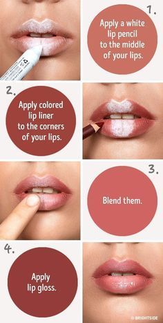 Makeup Tips Lips, Huda Beauty Lipstick, Make Up Mata, Apply Lip Gloss, White Lips