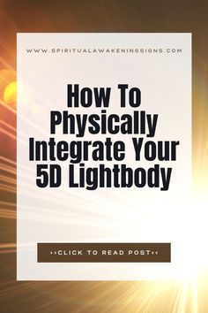 the text how to physically investigate your 5d lightbox is shown in front of an image