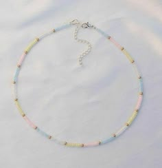 Necklace Inspo Beads, Anting Manik, Diy Beaded Rings, Preppy Jewelry, Indie Jewelry