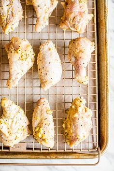 These Lemon Pepper Wings are incredibly crispy (thanks to one special cooking technique) and bursting with pops of fresh citrus and black pepper. It’s an easy, baked chicken wing recipe perfect for game day or any day in between! #lemonpepperwings #bakedchickenwings #gamedayappetizerrecipes Baked Wing Recipes, Baked Chicken Wing, Oven Baked Wings, Baked Lemon Pepper Wings, Lemon Pepper Chicken Wings Recipe, Easy Baked Chicken Recipes, Baked Wings Oven, Wing Recipes Baked, Wings Crispy