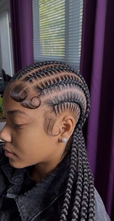 Eight Stitch Braids, Curly Cornrows Braids For Black Women, 6 Freestyle Stitch Braids, 8 Feed Ins, 8 Straight Back Feed In Braids, 6 Straight Back Feed In Braids, 8 Feed In Braids, 2 Braids Hairstyles For Black Women, Straightback Cornrows Braids