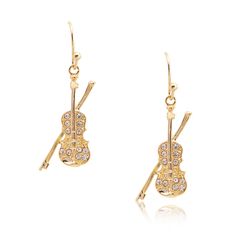 PRICES MAY VARY. These simple violin earrings are perfect for the music lover in your life! This can be also a perfect gift for violin lovers! Violin Earrings, Earring Pins, Fun At Work, Music Lover, Swag Nails, Earrings Gold, Music Lovers, Violin, Gold Earrings