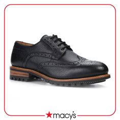 in stock Dress Shoes For Men, Oxford Dress Shoes, Wingtip Oxford, Oxford Dress, Everyday Shoes, Black Leather Shoes, Dress Shoe, Leather Work, Goodyear Welt