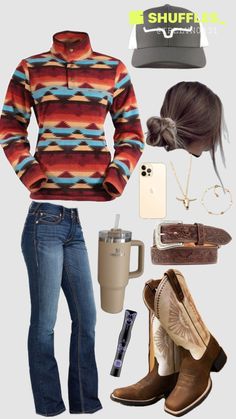 Western Mom Outfits, Western Christmas Outfits, Winter Country Outfits, Mom Outfits Winter, Walmart Outfits, Outfit Western, Western Mom