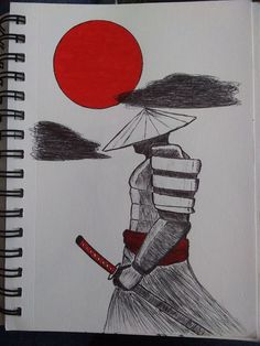 Drawing Ideas Samurai, Samurai Cartoon Art, Samurai Drawing Reference, Samurai Drawing Sketches, Samurai Art Drawing, Cool Art Sketches, Ninja Sketch, Boxing Drawing, Samurai Sketch