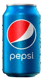 a can of pepsi soda on a white background