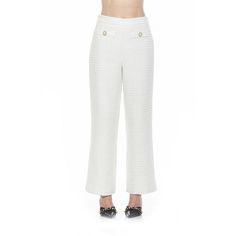 These women's ALEXIA ADMOR Jayden contrast wide leg pant is a must have for your closet.Click on this WOMEN'S GUIDE to find the perfect fit and more! These women's ALEXIA ADMOR Jayden contrast wide leg pant is a must have for your closet.Click on this WOMEN'S GUIDE to find the perfect fit and more! FEATURES Fitted waist 2 front non functional pockets Zipper closureFIT & SIZING Fit is true to size 30-in inseam 20 1/2-in leg opening Midrise sits on the high hip Fitted through the hip and thigh Wid Alexia Admor, High Hips, Wide Leg Pant, Womens Clothing Sizes, Bottom Clothes, Color Ivory, Bottoms Pants