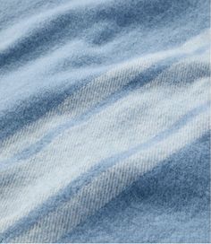 the blue and white striped fabric is very soft