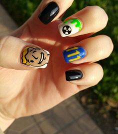 Fallout Nail Art, Fallout Wedding, Fallout Game, Nail Pictures, Nail Polish Ideas, Nail Art Inspo, The Fallout, Polish Ideas, Get Nails