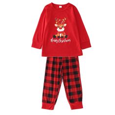 The elegant design is inspired by the party. This family-friendly pajama set includes a long-sleeved T-shirt and pants with a classic Christmas pattern. These pajamas are perfect for Christmas parties. The ideal style for the whole family Specifications: Pajama suits are available for adult, child. Very soft and comfortable. Made of soft and durable material. Excellent elasticity, provides a perfect fit, does not irritate the skin, breathable. Package includes: 1 x Pajamas Size chart (cm) (1cm = Family Matching Red Christmas Sets, Family Matching Christmas Sleep Sets, Family Matching Christmas Sleepwear Sets, Christmas Sleep Sets With Long Sleeves, Family Matching Red Sleep Sets, Family Matching Sleep Sets In Red, Family Matching Red Christmas Sleepwear, Family Matching Holiday Red Sleepwear, Red Family Matching Holiday Sleepwear