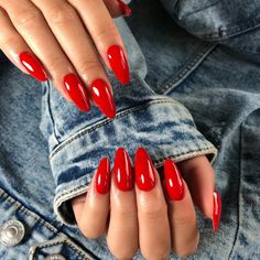 Cute Red Nails, Glamour Women, Red Manicure, Nail Art Designs Videos, Simple Nail Art Designs, Nails Red, Glam Nails