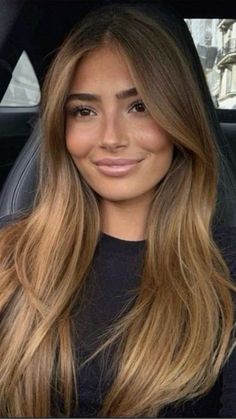 Carnal Balayage Brunettes, Honey Blonde On Pale Skin, Honey Bronze Hair, Caramel Brunette Hair Color, Light Brown Hair Color Ideas Honey, Warm Brown Blonde Hair, Brown And Honey Blonde Hair, Brown Warm Hair, Light Honey Brown Hair Color Caramel