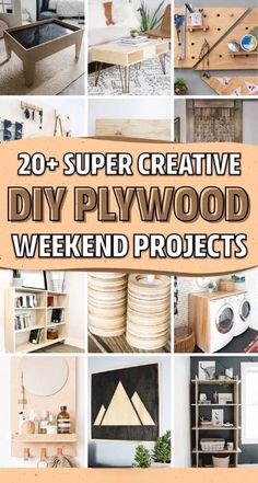 20 super creative diy plywood projects that are easy to do with woodworking